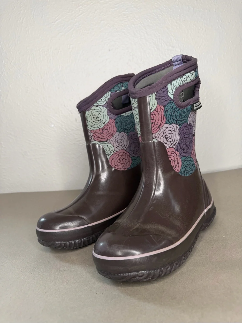 BOGS classic rosey brown waterproof boot